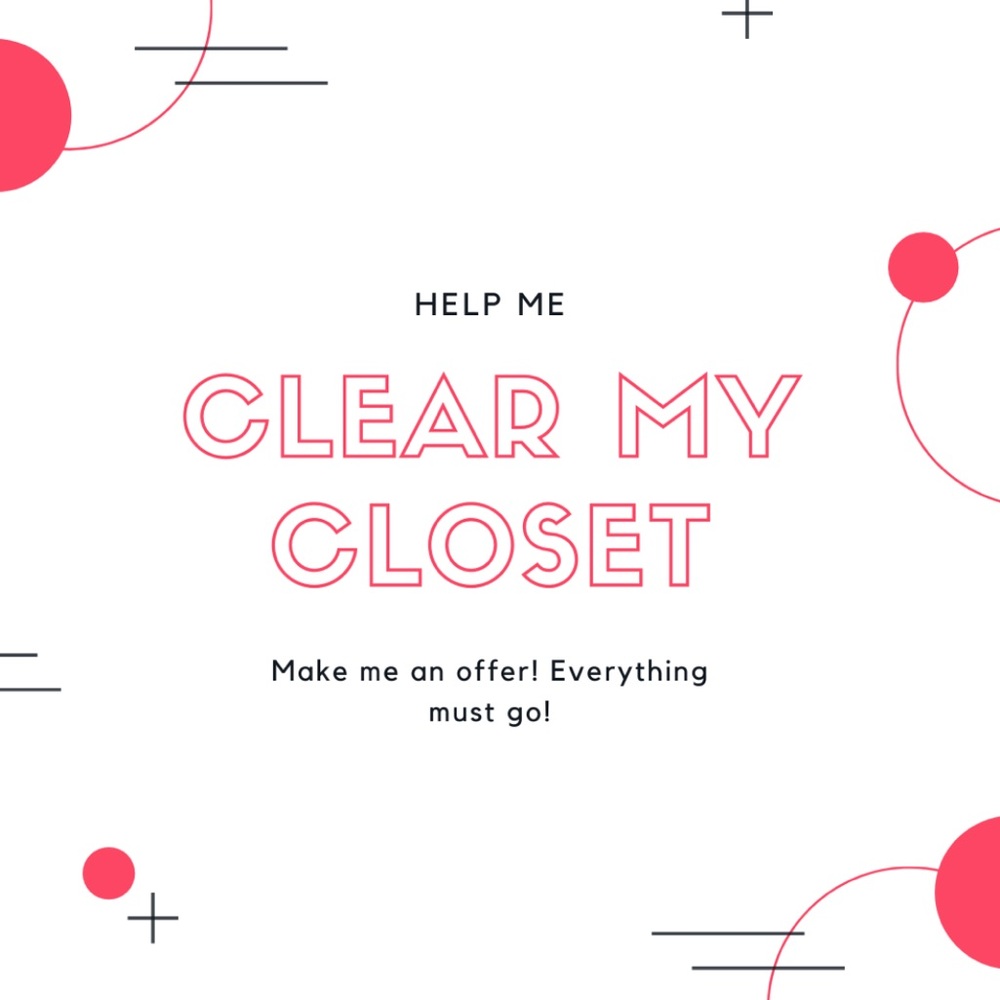 EVERYTHING MUST GO! Help me clear my closet!